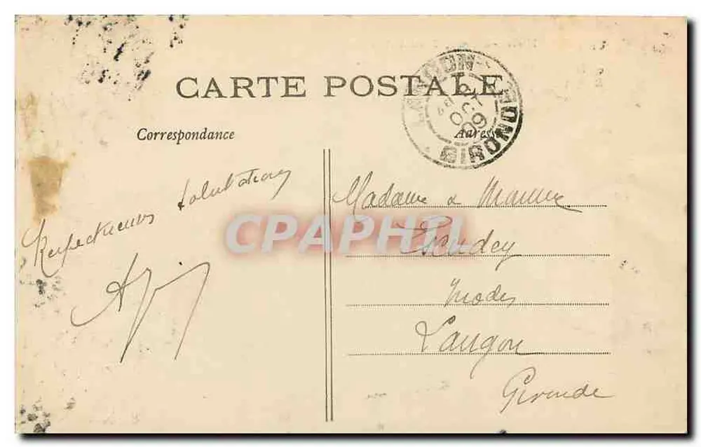 PARIS - Notre-Dame, fachada lateral — C.M. — n° 236 - Verso