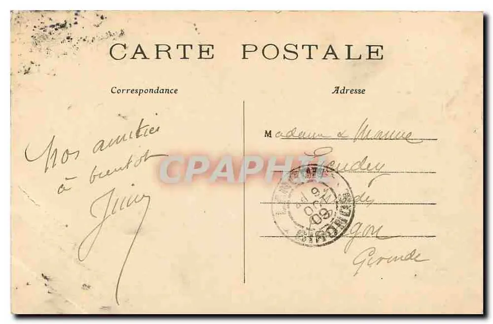 PARIS — O Dôme dos Invalides — C.M. n°261 - Verso