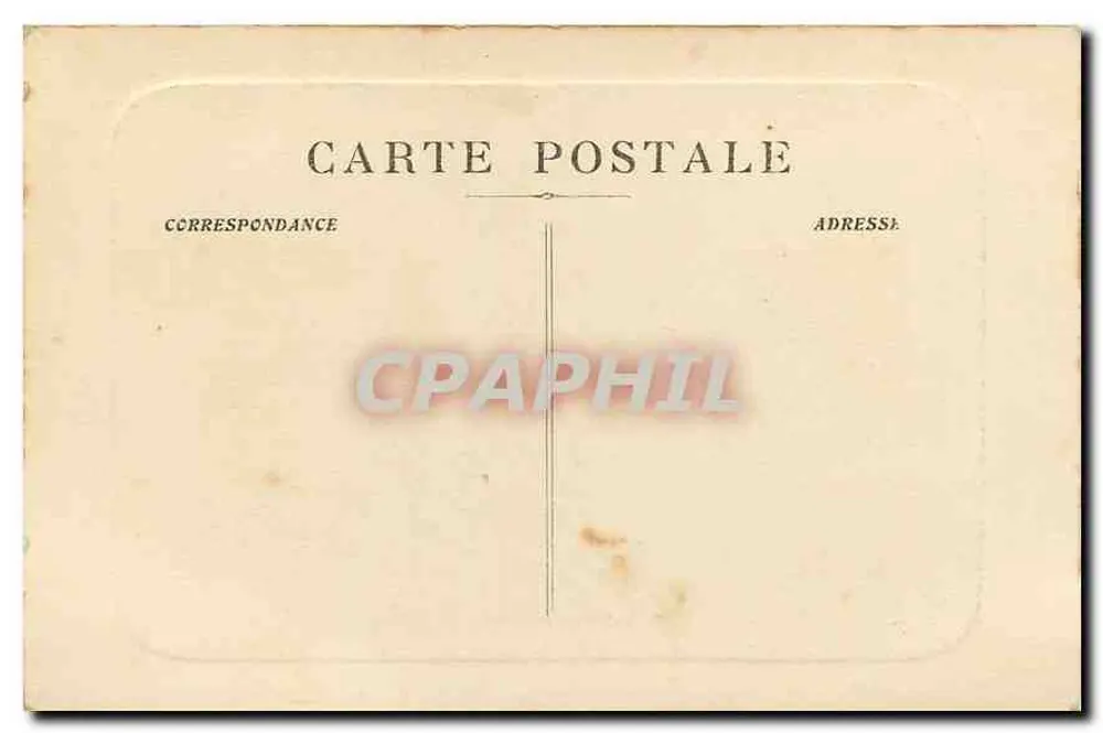 Marselha - O Palácio Longchamp — vista do jardim com fonte — editor F.G. (F93) - Verso
