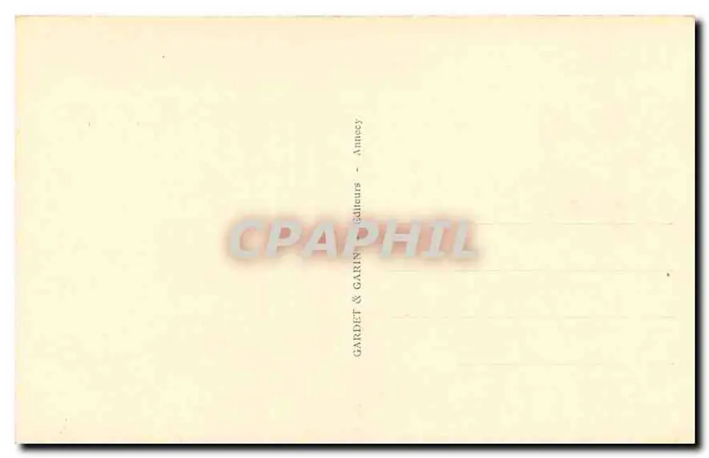 Annecy - Bords du Lac et Île des Cygnes — Gil, n° 1170 - Verso