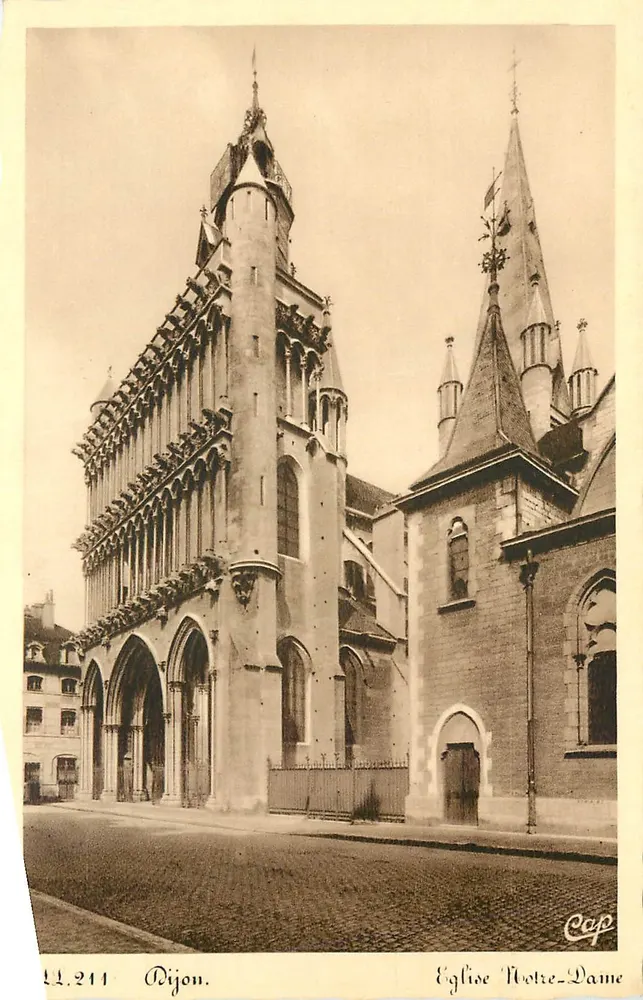 Dijon — Kerk Notre-Dame — Uitgever Cap, nr. 11.211 - Voorkant