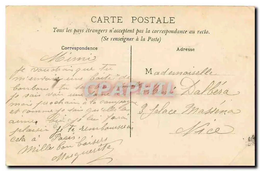PARIS - As Grutas das Buttes Chaumont — Grandey, cidade Paris - Verso