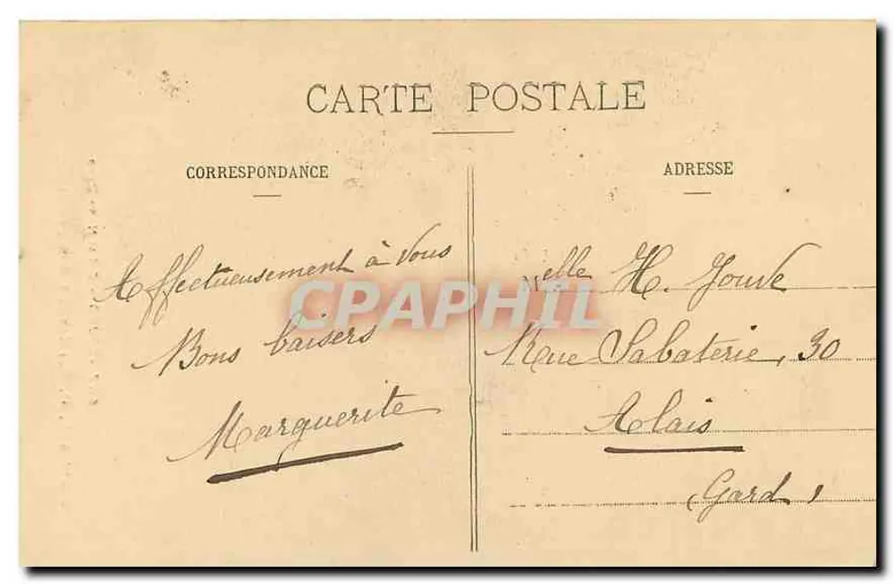 Bourg-en-Bresse — Igreja de Nossa Senhora — B. Ferrand, editor, 41, Rue Centrale, Bourg (Ain) - Verso
