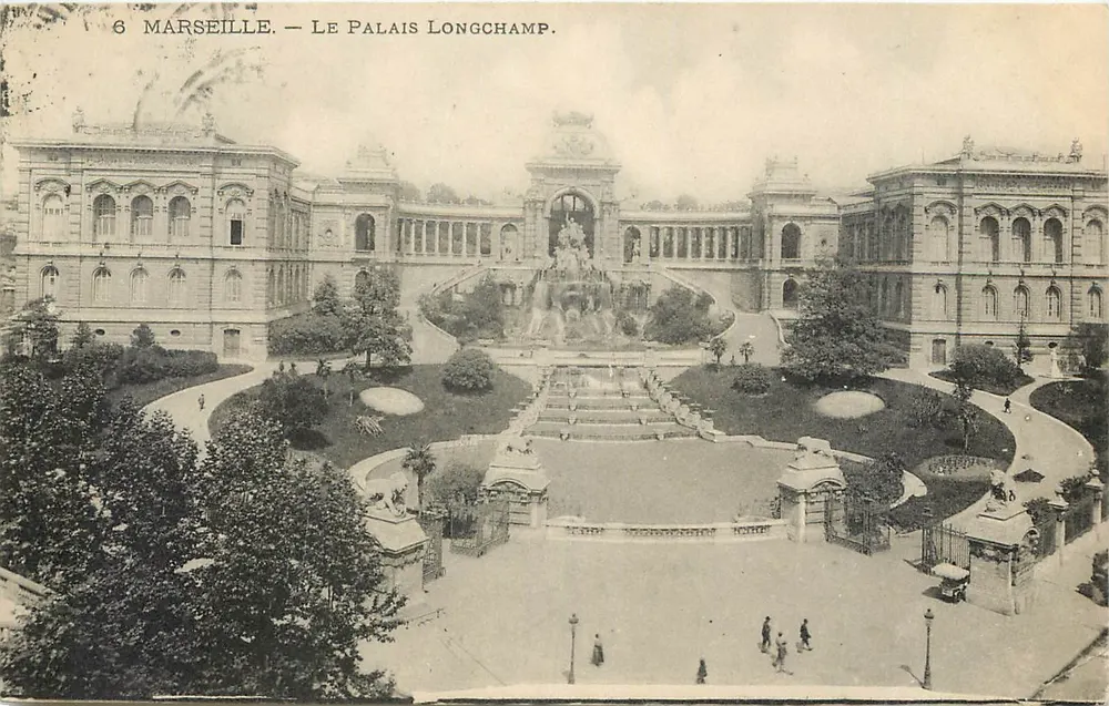 Marseille — Pałac Longchamp — Wydawca nieznany, nr serii 6 - Awers