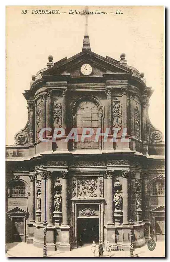 Bordeaux. — Igreja Nossa Senhora da Graça — LL. — SELLETA - Frente