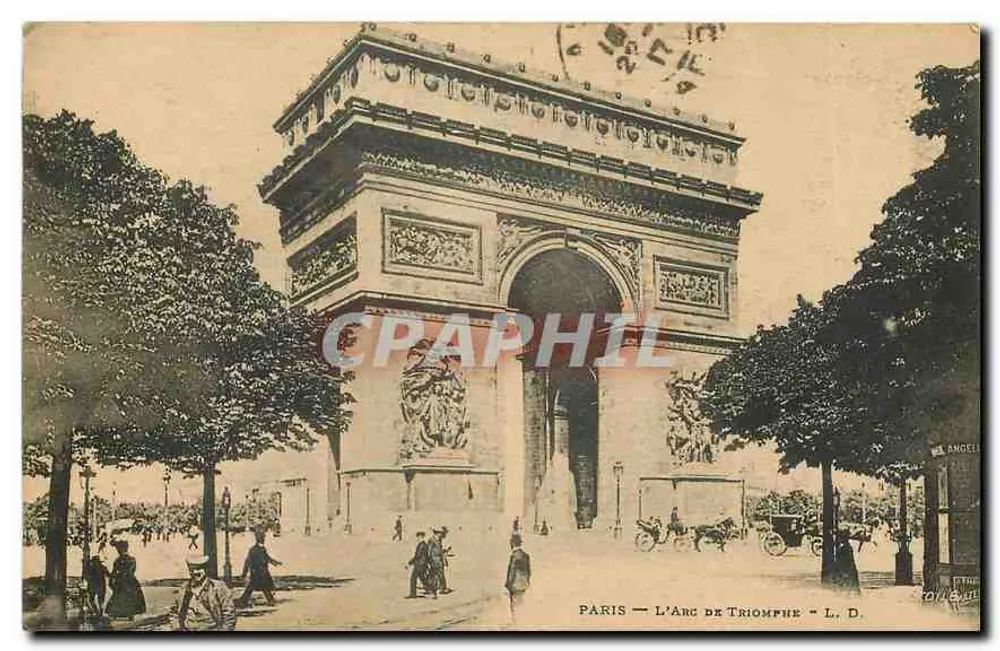 पेरिस — ट्रियम्फ आर्क — एल. डी. - आगे