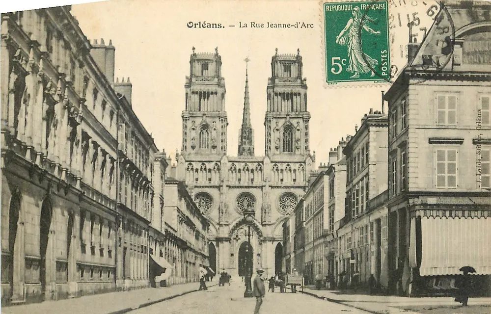 Orléans — A Rue Jeanne-d'Arc — J. Louët, 401, Orléans - Frente