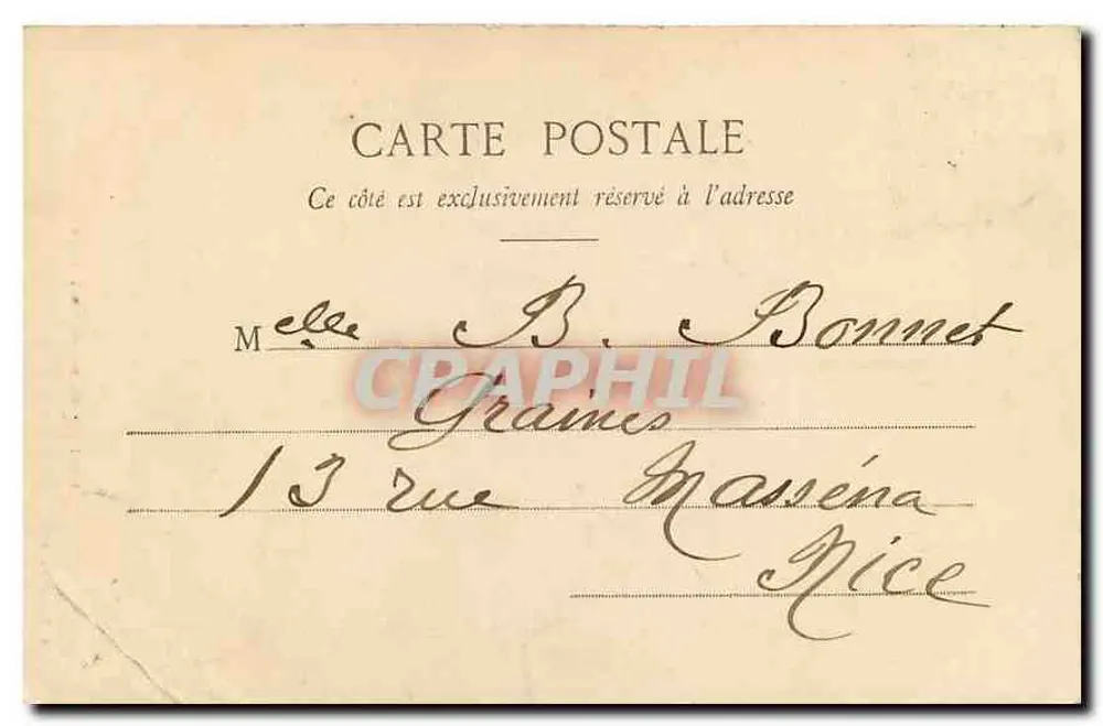 Paris - Igreja da Trindade — A. Taride, Paris - Verso