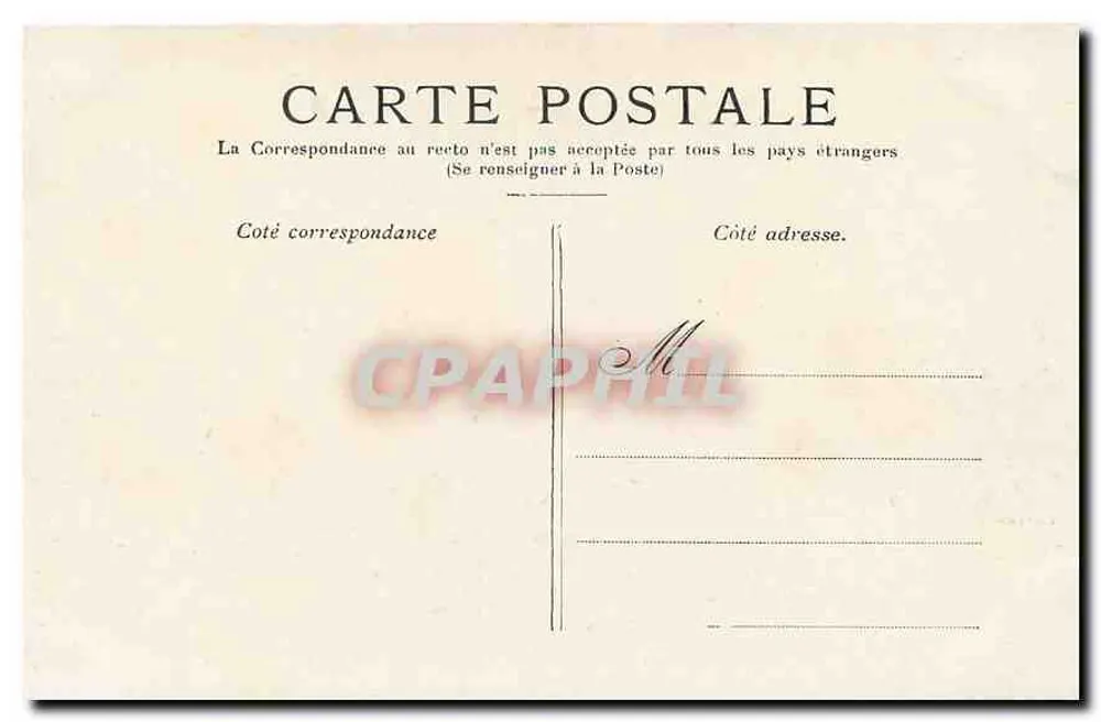 Paris — A Place de la Concorde — editor não visível - Verso
