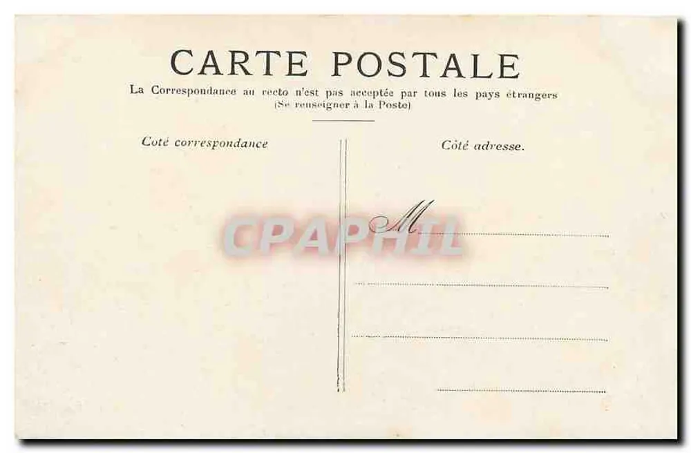 Paris — O Arco do Triunfo das Tuileries — editor não identificado - Verso