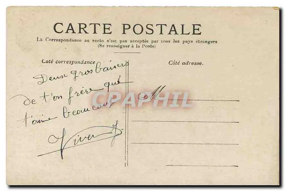 Paris — La Bastille, Colonne de Juillet — Éditeur non identifié, n° de série non visible - Verso