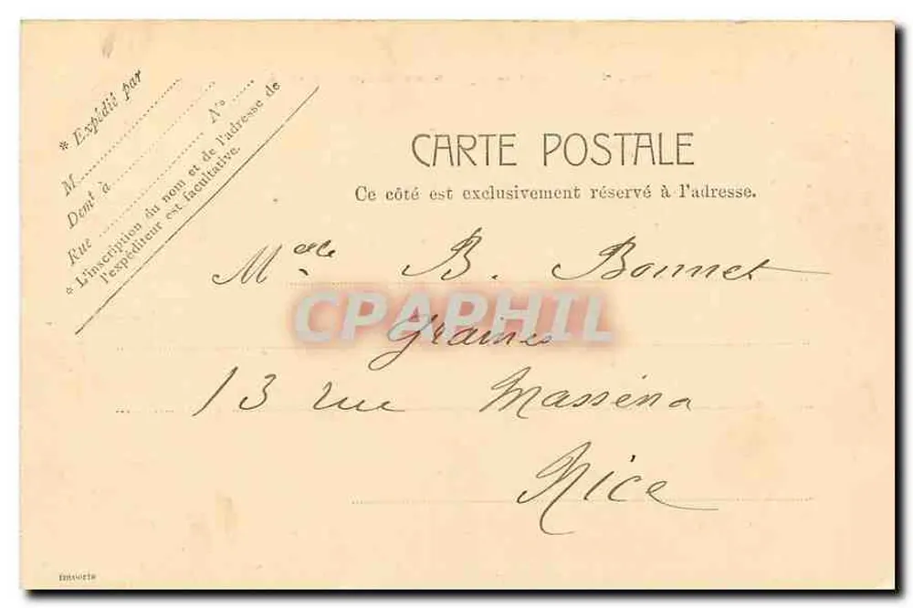 Paris - A Igreja da Madeleine — Editor Édouard, n° 5004 - Verso