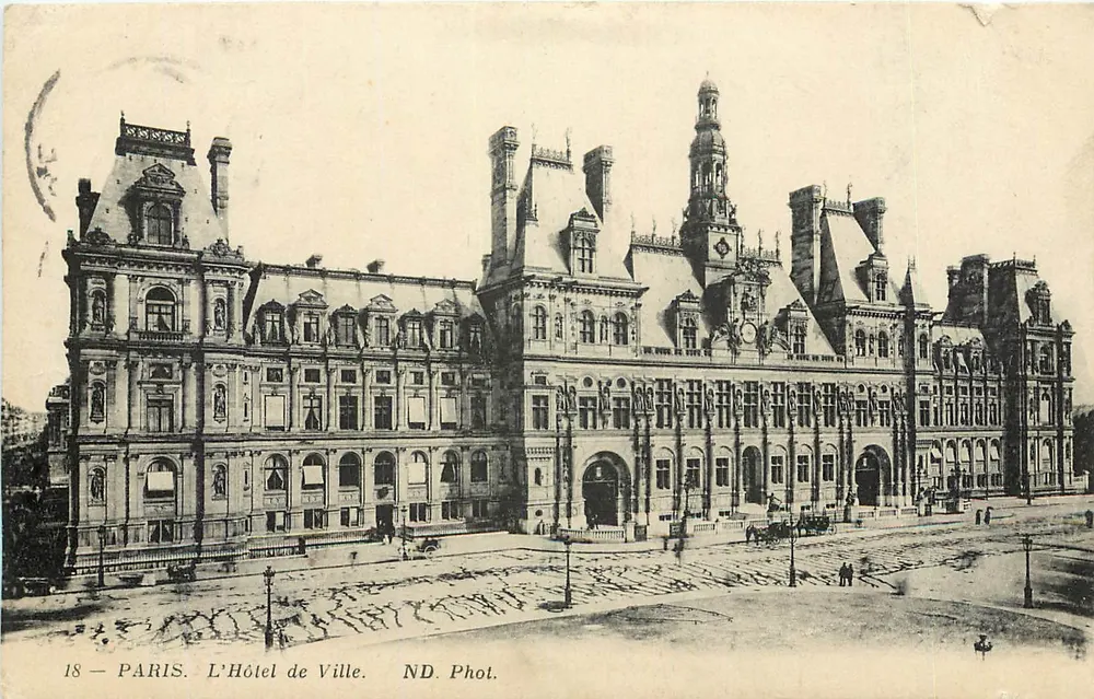 Parigi — L'Hotel de Ville — ND. Fot. n°18 - Recto