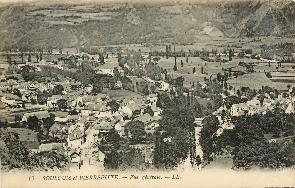 Souloum e Pierrefitte — Vista geral — LL. - Frente