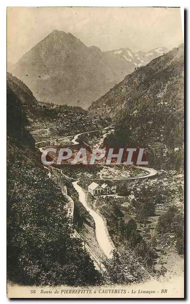 Rota de Pierrefitte para Cauterets - Le Limagon - BR - Frente