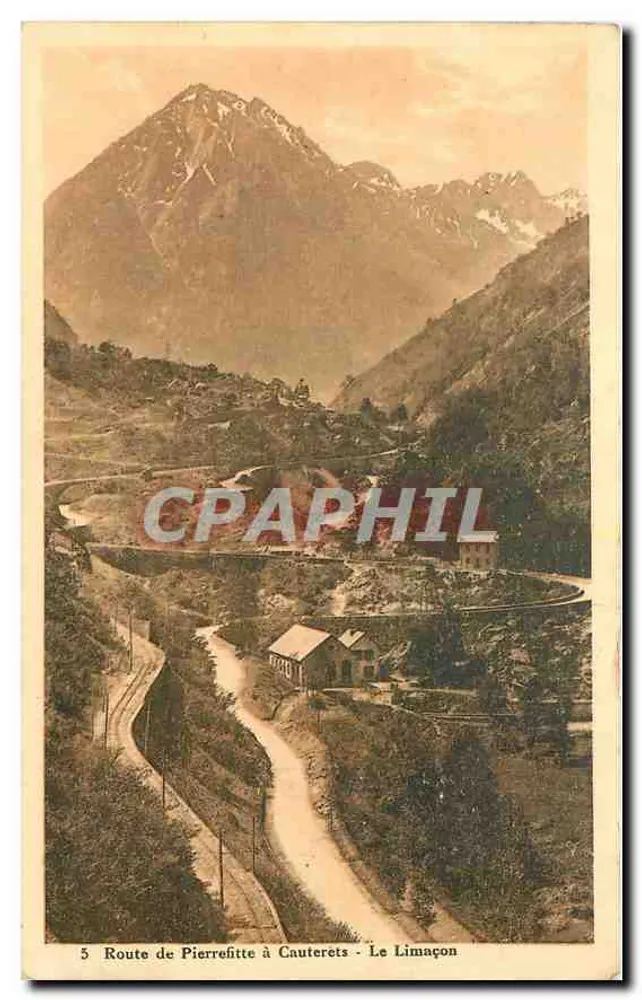Estrada de Pierrefitte a Cauterets - O Limaçon — n°5 - Frente