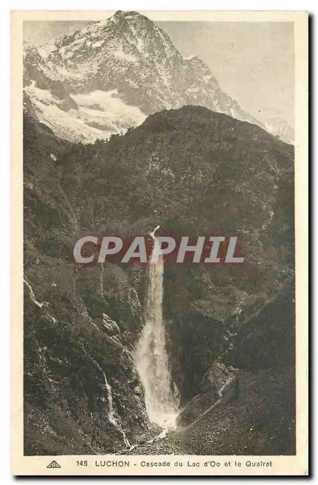 Luchon - Cachoeira do Lago d'Oo e o Qualtrat — CH dos Arts Photomécanique, n°145 - Frente