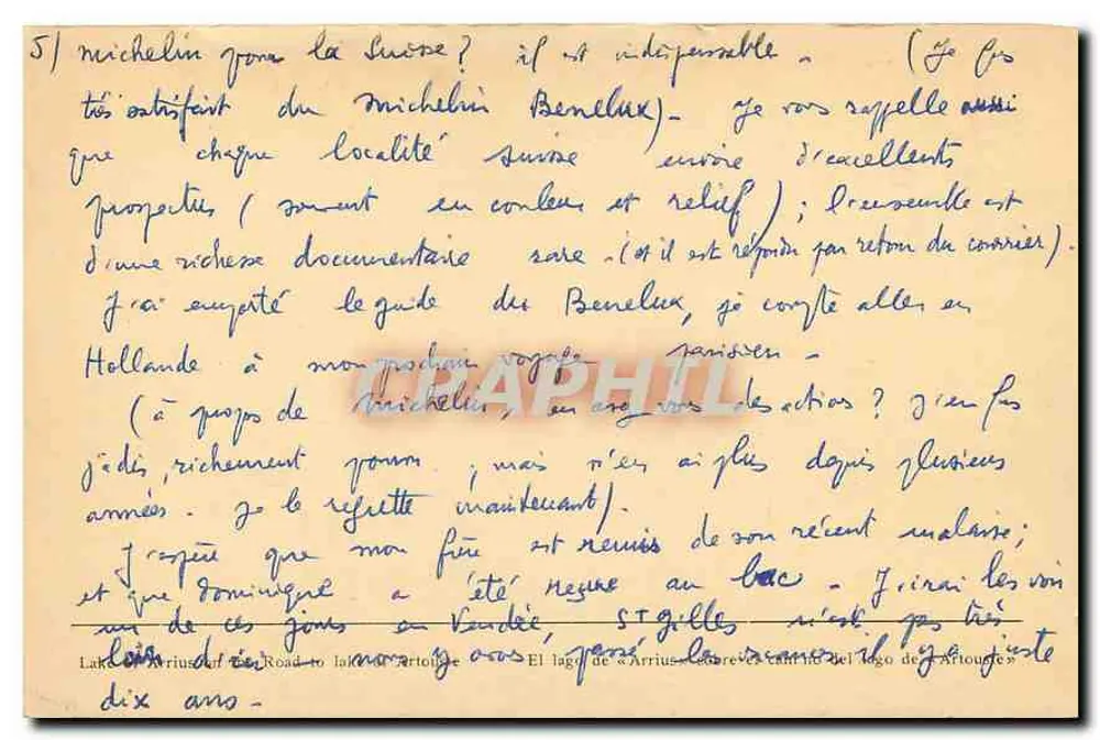 O Lago d'Arrius, no caminho para o lago d'Artouste — Jore - Verso