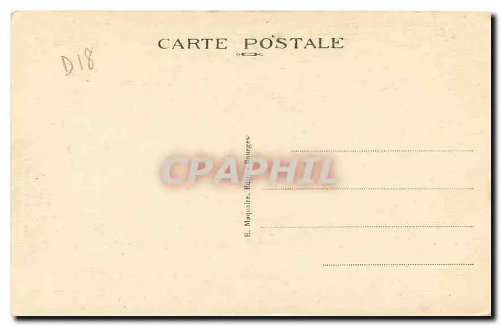 Bourges — Konvent der Schwestern der Caritas — Terrasse und Eingang zur Kapelle - Rückseite