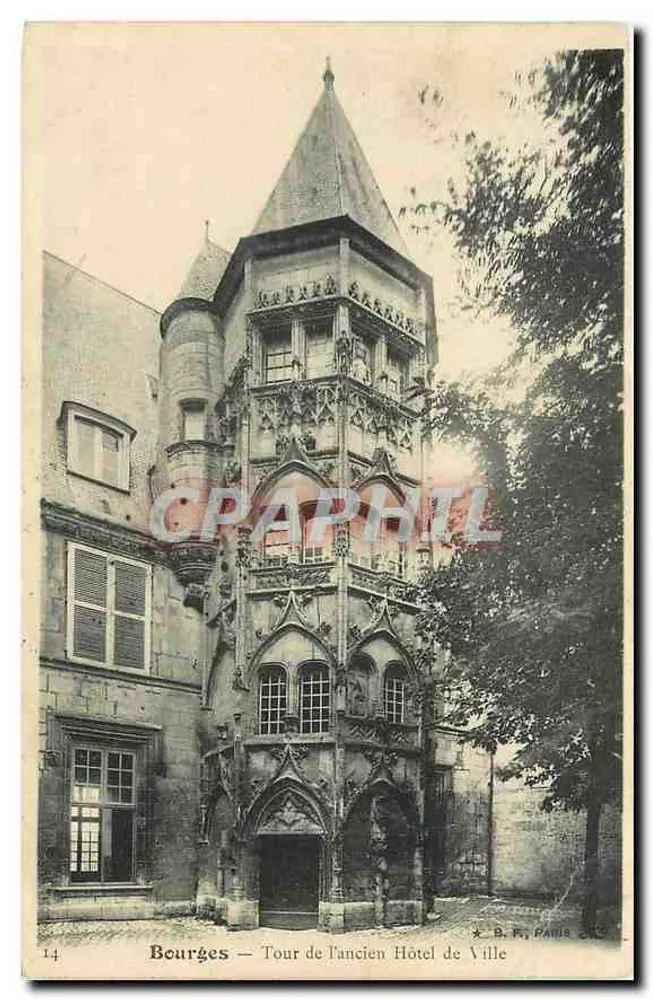 Bourges — Tour de l'Ancien Hôtel de Ville — B.F. Paris - Recto