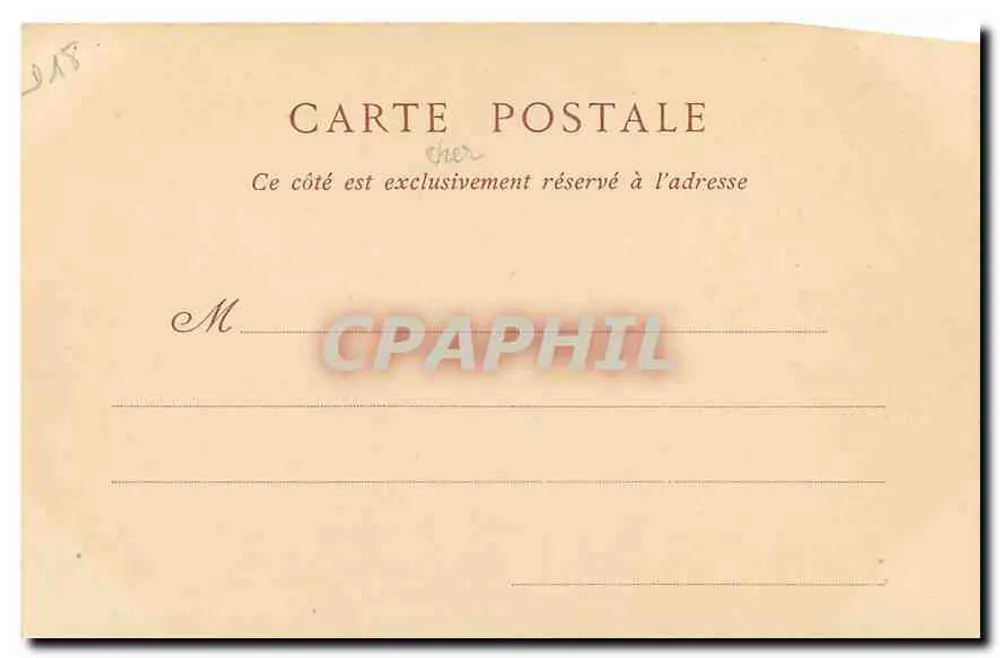 Bourges — Het Portaal van de Kathedraal — Collecties ND. Fot. - Achterkant