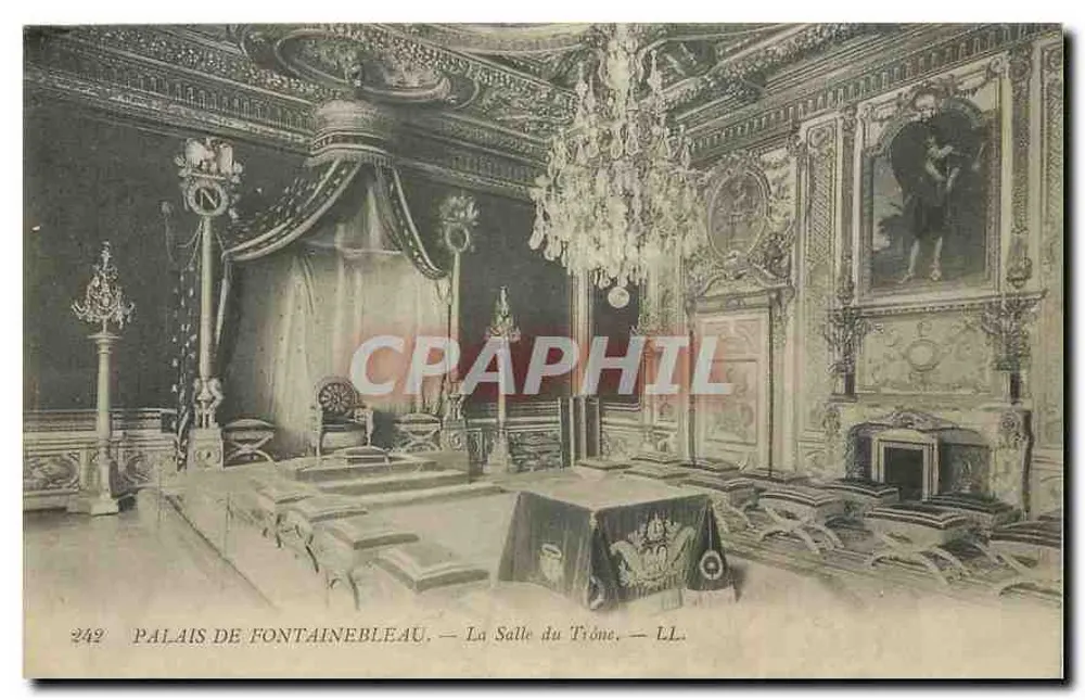 Palais de Fontainebleau — La Salle du Trône — LL. — n° 242 - Recto