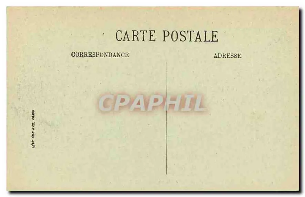 Fontainebleau — Das Schloss — Die Avenue des Cascades — N.G. - Rückseite