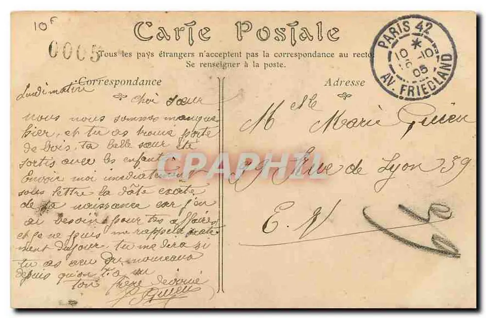 Paris — La Seine vue prise du Pont de la Tournelle — éditeur MD. N° 70 - Verso