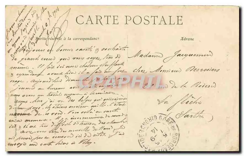 Bordeaux — A Grande Campanha — C.B. - Verso