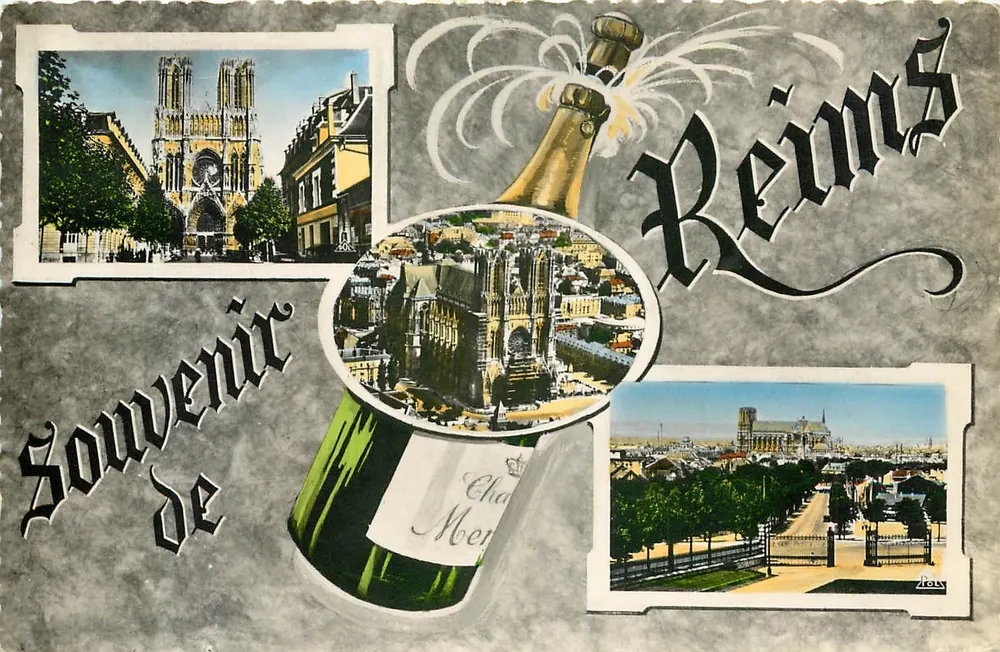 Reims — Lembrete de Champagne — editor Jacques Fréville, n°92 - Frente