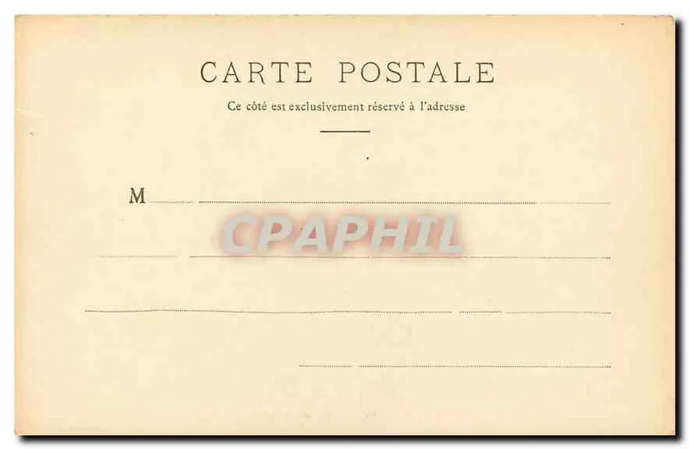 Pau — Le Château, entrée principale — éditeur O. T., Lourdes - Verso