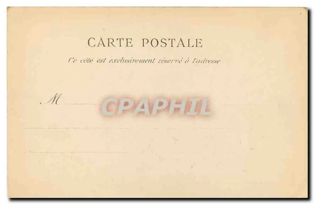 Pau — O Castelo. Vista lateral — D. T., Editor, Lourdes - Verso