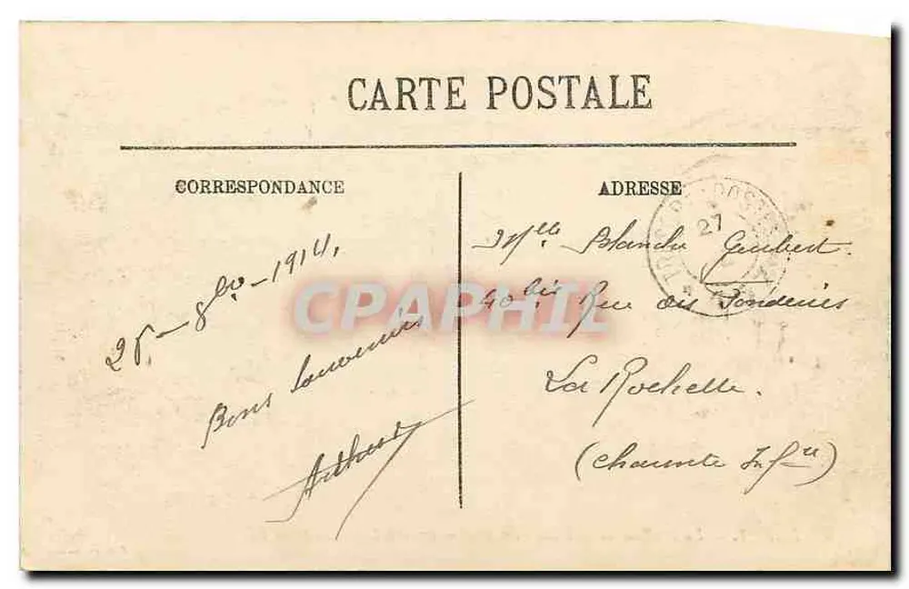 Nancy — La Fontaine de la Place Carnot und Denkmal Sadi-Carnot — Edition Volzard - Rückseite