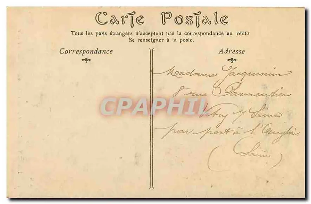 Lisieux — Place Thiers und Kathedrale Saint-Pierre — A.G. N°41 - Rückseite