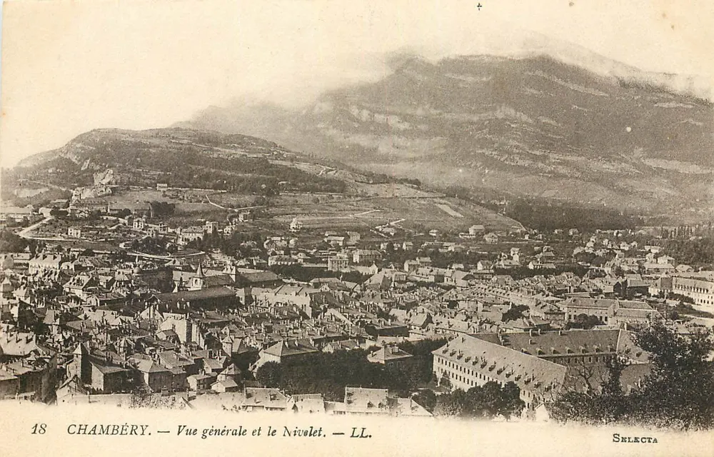 Chambéry — Vista geral e o Nivelet — Snlecta, n°18 - Frente