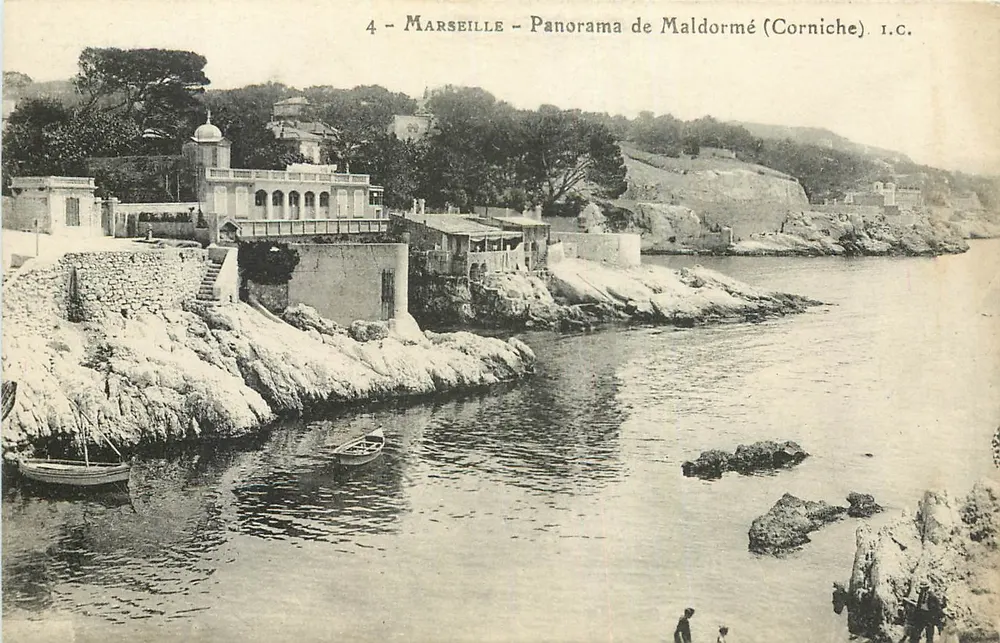 Marselha - Panorama de Maldormé (Corniche) - I.C. - Frente