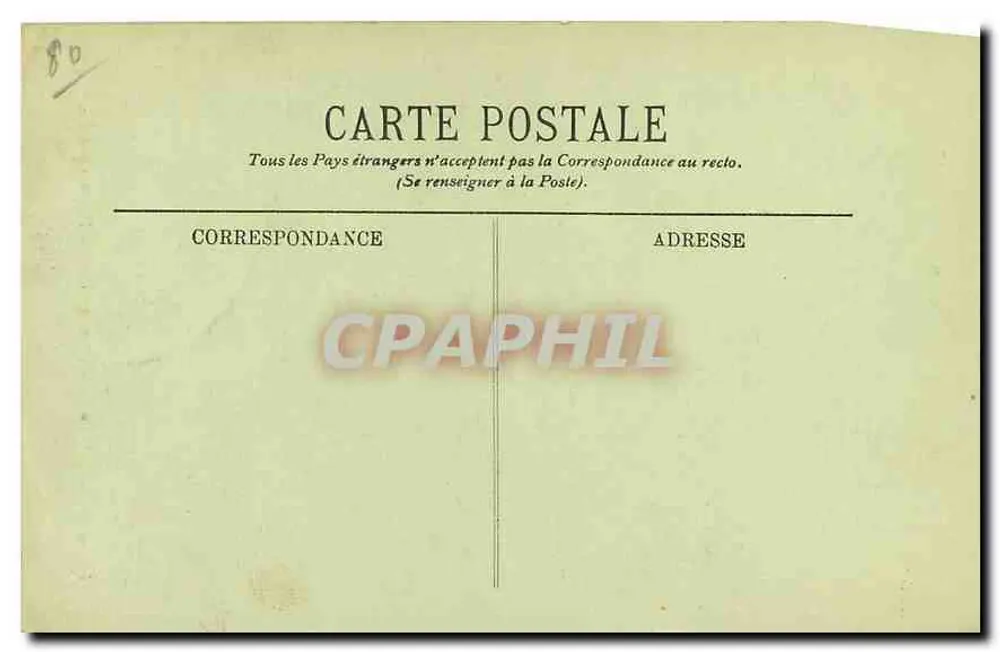 Amiens — La Cathédrale — L'Ange Pleureur — LL. Édition Hébert - Verso