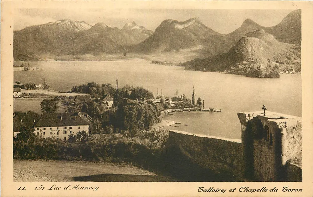 Lago d'Annecy — Talloire e Capela do Toron — LL 151 - Frente