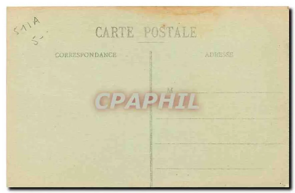 Reims dans ses années de bombardements 1914-18 — Place de l'Hôtel de Ville, la Rue de la Prison et la Chambre des Notaires - Verso