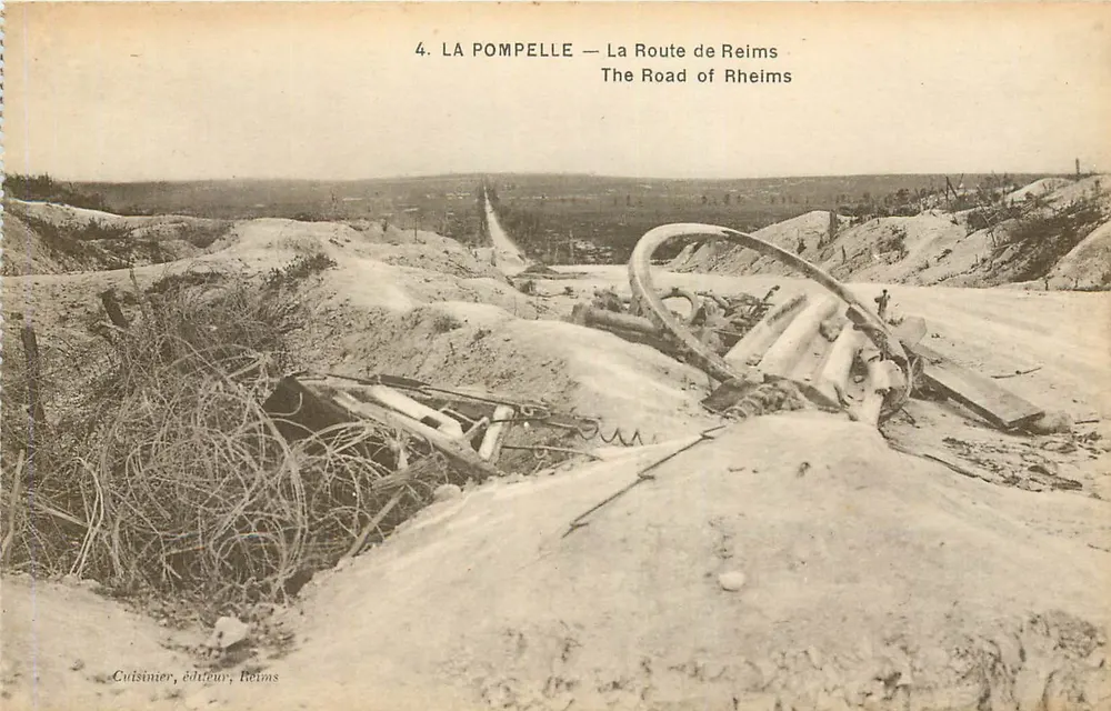 La Pompeelle — A Estrada de Reims — Cuisinier, editor, Reims - Frente