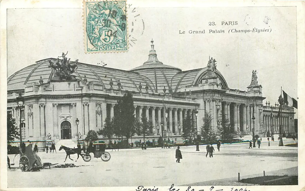 O Grand Palais (Champs-Élysées) — Paris — editor desconhecido, n° 23 - Frente