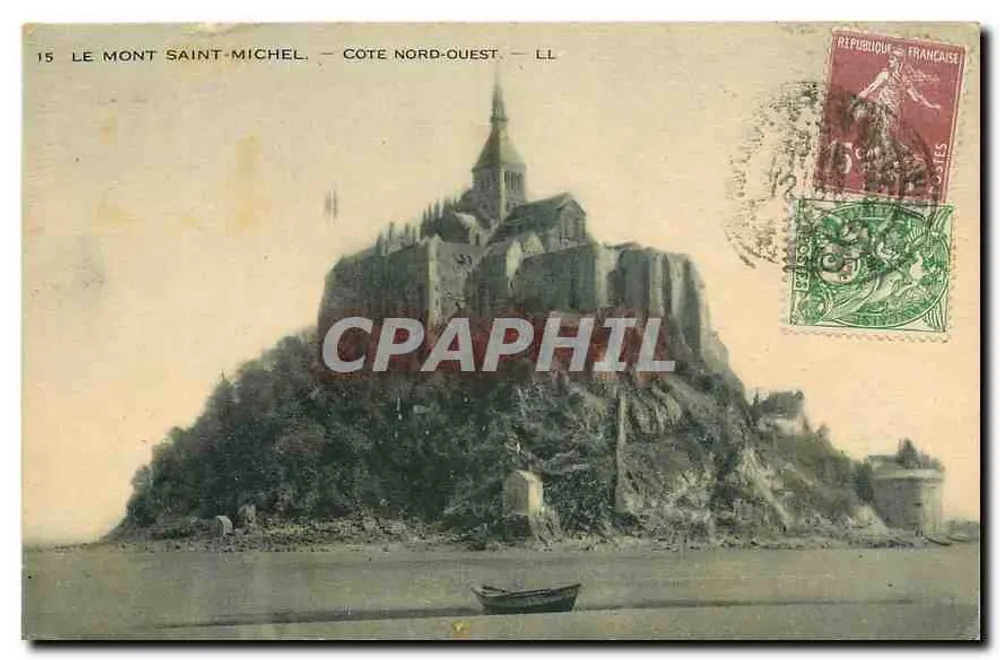 Le Mont Saint-Michel — Côte Nord-Ouest — LL - Recto