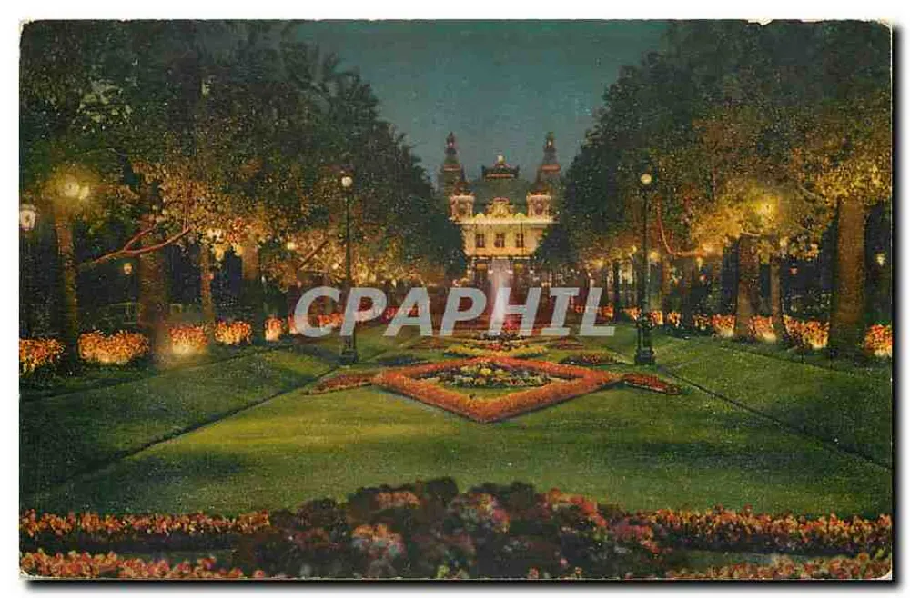 Der Garten, das Casino — Nacht-Effekt — Die Côte d'Azur, Nice - Vorderseite
