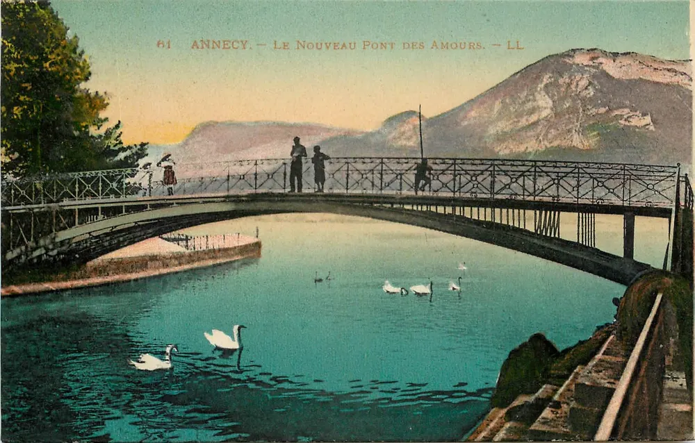 Annecy — Le Nouveau Pont des Amours — LL - Recto