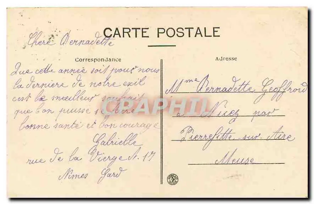 Nîmes — A Esplanada — A.R. n°76 - Verso