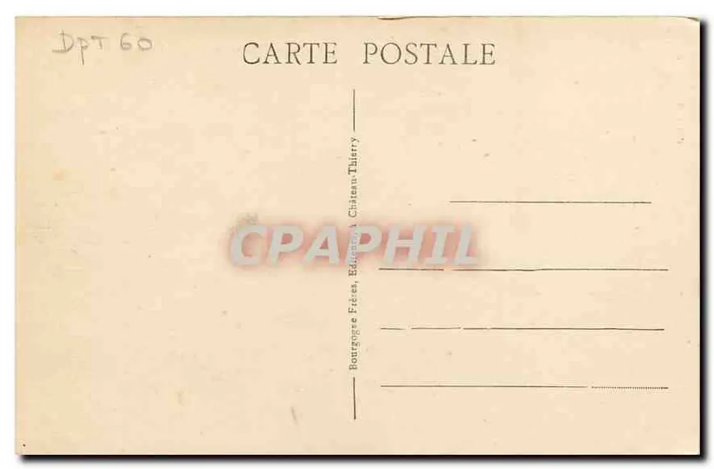 Senlis (Oise) — Resti del Castello di Enrico IV — editore J. B. - Verso
