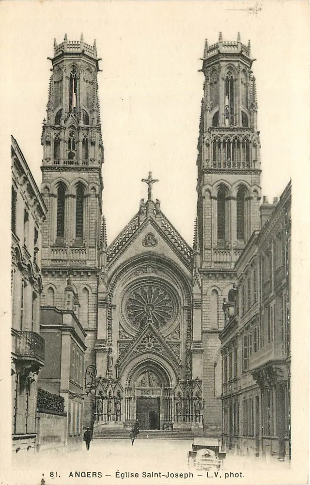 Angers — Igreja de São José — L.V. fot. n°81 - Frente