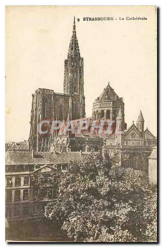 Strasbourg - A Catedral — editor: Associação dos Amigos das Artes e Tradições Alsacianas, n°9 - Frente