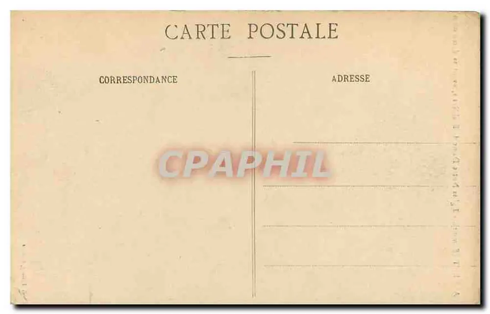 Albert (Somme) — Kirche Notre-Dame-de-Brebière, vor ihrer Zerstörung — G. Lelong, Verlag - Rückseite