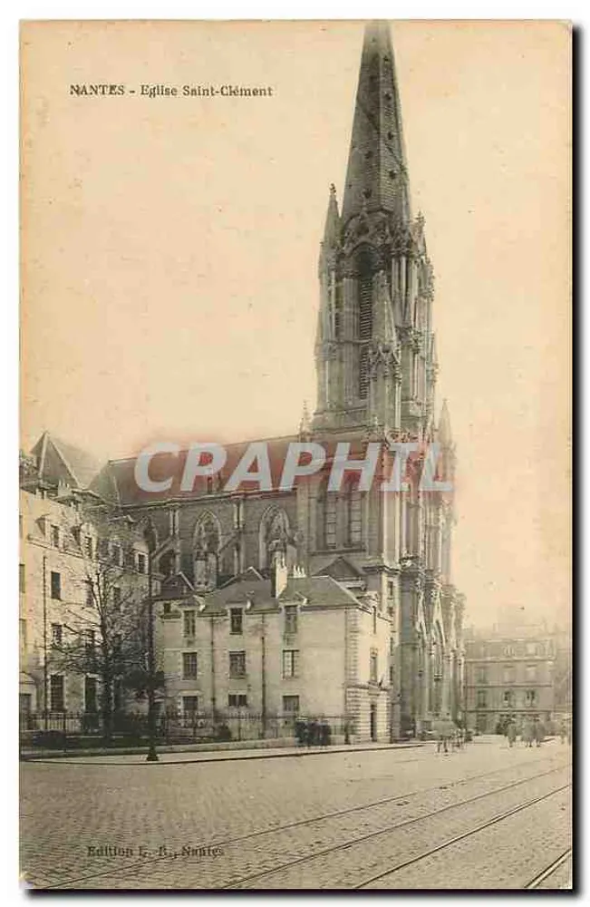 NANTES - Igreja de São Clément — Edição L. R. Santes - Frente